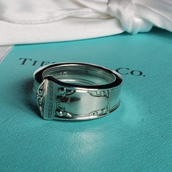 Antique 1916 Tiffany & Company Spoon Ring #16 - Picture 9 of 13